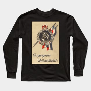 Old German Christmas Card Long Sleeve T-Shirt